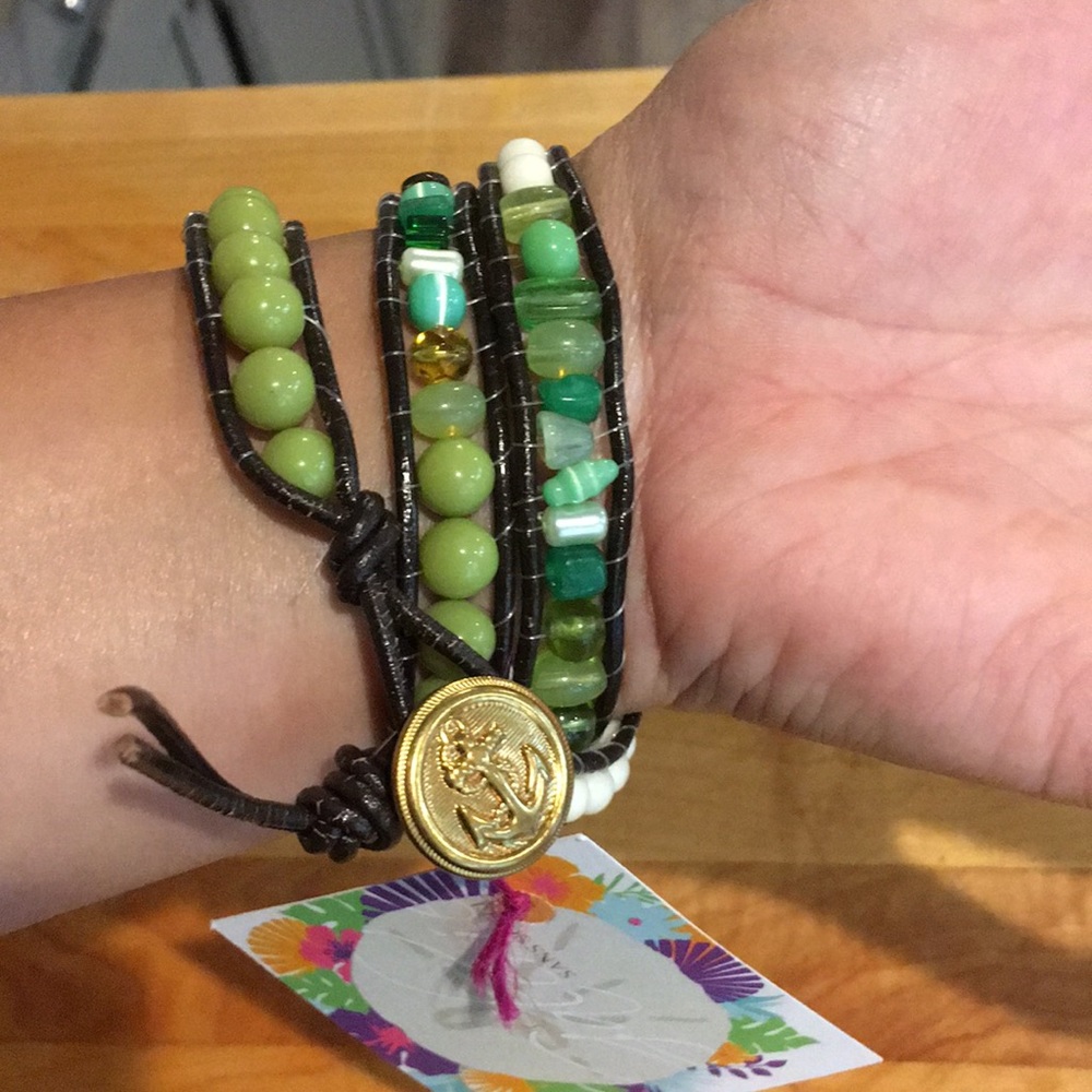 NWT beaded wrap bracelet